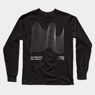 Slow Motion / Minimalist Graphic Artwork Design Long Sleeve T-Shirt